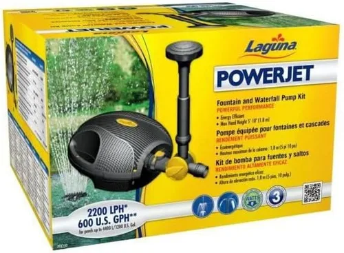 Laguna PowerJet 600 fuente / Cascada Kit de bomba para estanques de hasta 1200-galones