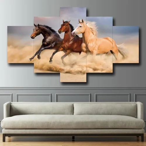 Miniatura 15 de 5 piezas de pintura sobre lienzo ardiente de fénix dibujado en estilo heráldico fuego fénix arte de pared vintage impresiones obras de arte arte