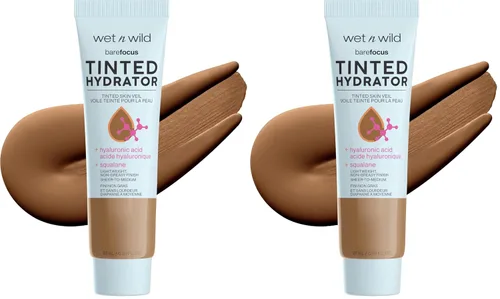 Miniatura 11 de wet n wild - Enfoque sin maquillaje, hidratante entintado, velo entintado para piel, cobertura ligera y acumulable con ácido hialurónico y escualano