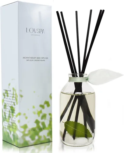 Miniatura 42 de Set de difusor de cañas, difusor de aceite perfumado con aroma a ámbar romántico y varillas, accesorios de fragancia para el hogar para decorar