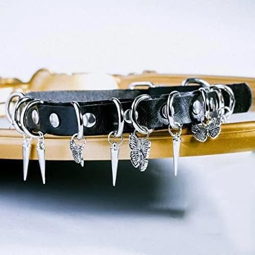 Miniatura 3 de Gargantilla Punk Gótico PU Cuero Emo Joyería para Mujeres