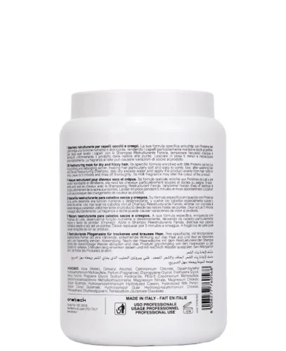 Miniatura 2 de Fanola Mascarilla capilar acondicionadora profunda para cabello dañado, tratamiento hidratante enriquecido con proteínas de leche, suaviza