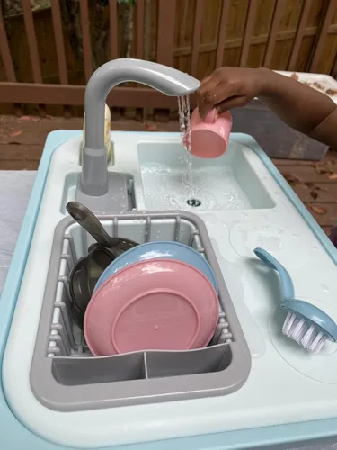 Miniatura 8 de Asweets Juguetes de fregadero de cocina que cambian de color, juguetes para fregadero para niños pequeños con agua corriente, juguetes de juego