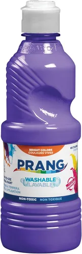 Miniatura 12 de Prang Pintura de témpera lavable, colores surtidos, 16 onzas, 12