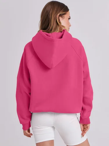 Miniatura 13 de ANRABESS - Sudaderas con capucha para mujer, sobre talla, de vellón de manga larga, modelo de 2024, para otoño