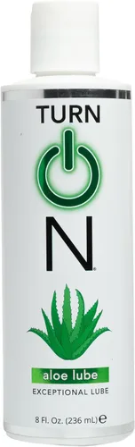 Miniatura 21 de Turn On Lubricante personal a base de aloe Lubricante hidratante para pieles sensibles, suave como la seda y no pegajoso, 3 onzas líquidas