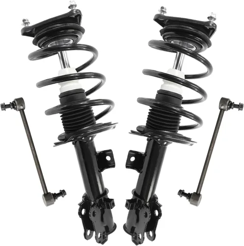 Miniatura 94 de Detroit Axle - Kit de puntales delanteros 2WD para Ford F-150 2005-2008 Lincoln Mark LT 2005-2008, 2 puntales con muelle helicoidal, 2 enlaces