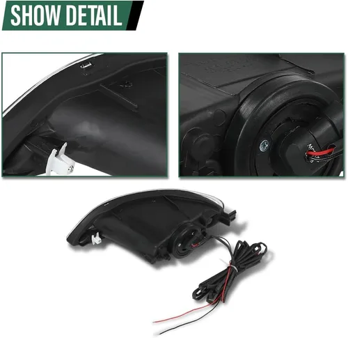 Miniatura 7 de GRAND ORANGE - Juego de luces antiniebla LED compatible con Toyota Corolla 2001-2008 / Adecuado para Toyota Camry 2002-2004, lámparas antiniebla LED