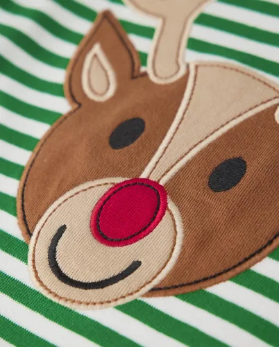Miniatura 40 de Gymboree Conjunto de pijama unisex de algodón de Navidad de 2 piezas, niño grande, niño pequeño, gimnasio para bebé