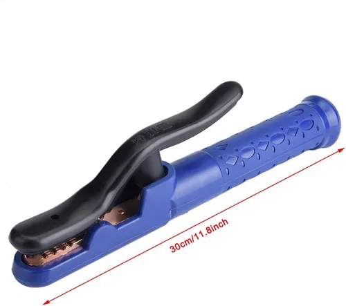 Miniatura 2 de Soporte de electrodo 800A Capacidad Aislada Abrazadera de soldadura de cobre para máquina de soldadura (latón)
