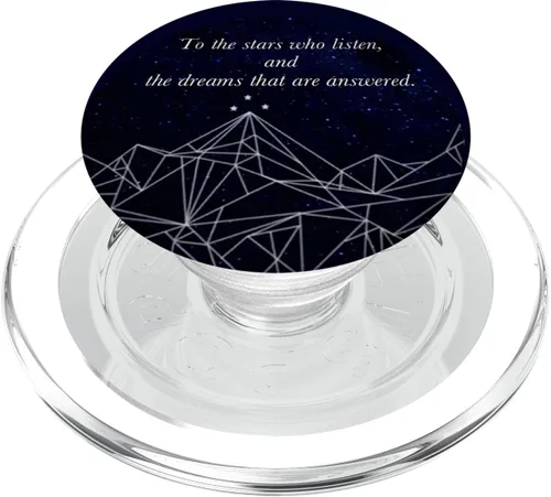 Bookworm ACOMAF To the Stars Night Court Bookish PopSockets PopGrip: agarre intercambiable para teléfonos y tabletas PopSockets MagSafe PopGrip para