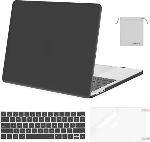 Miniatura 13 de MOSISO - Carcasa rígida de plástico, cubierta de teclado, protector de pantalla y bolsa de almacenamiento para MacBook Pro 13 pulgadas/33 cm Azul