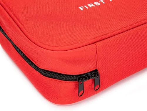 Miniatura 9 de Bolsa de primeros auxilios roja vacía para viajes, bolsa de rescate compacta para responder ante emergencias, almacenamiento de medicinas para Verde