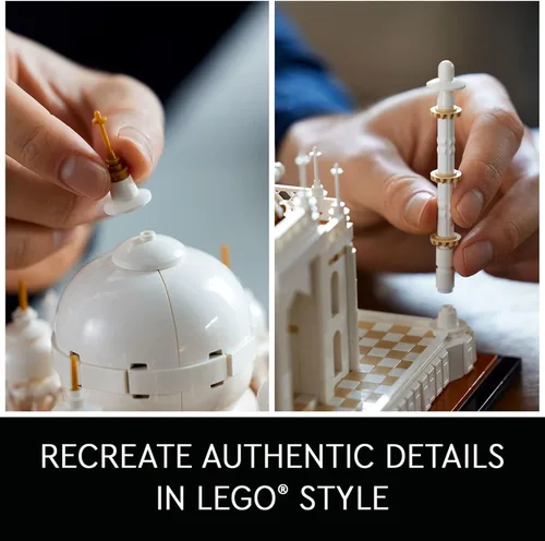 Miniatura 4 de LEGO Architecture Taj Mahal 21056 Set de Construcción - Colección de Monumentos, Modelo para Exhibición, Idea de Regalo de Decoración del Hogar