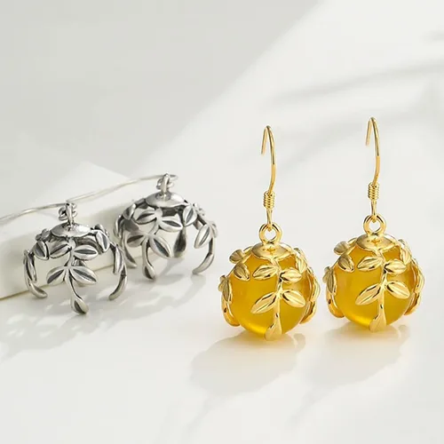 Miniatura 6 de Aretes de gancho de plata de ley 925 para fabricación de joyas de perlas, montaje de aretes colgantes para ajuste de camafeo de perlas, búsqueda