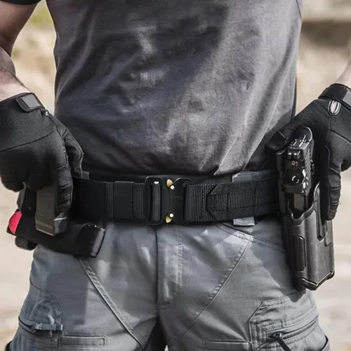 Miniatura 7 de Quick Release Buckle EC MOLLE Utility Belt 2in1 Tactical Heavy Duty Gun Belt Law Enforcement for Men Women
