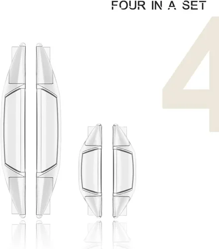 Miniatura 3 de 4 tiras de parachoques para puerta de automóvil, protectores de borde de puerta de automóvil, protector autoadhesivo para puerta de automóvil