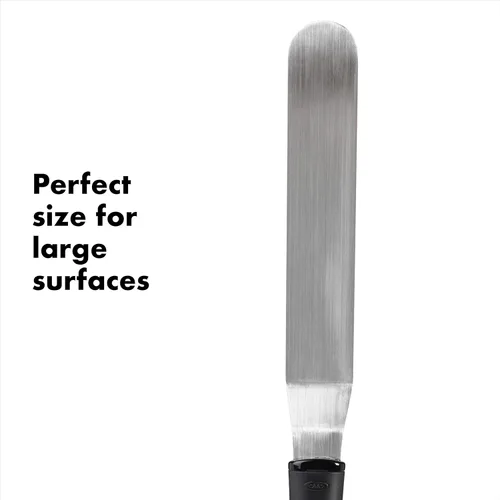 Miniatura 4 de OXO Good Grips espátula para esparcir glaseado, Grande, Negro