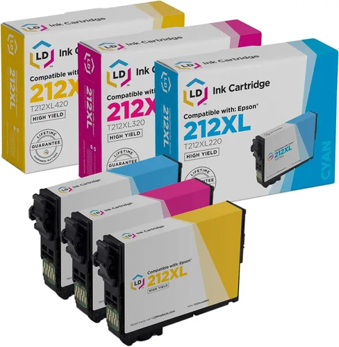 Miniatura 12 de LD Productos remanufacturados Reemplazos para Epson 212xl Cartucho de tinta T212XL 212 XL T212XL120 Alto rendimiento para uso en Workforce XP-4100