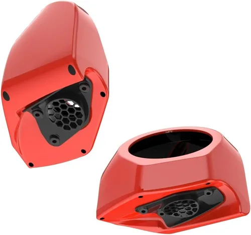 Miniatura 63 de Advanblack Alpine Green Tour Trunk Pack - Paquete de altavoces de 6.5 pulgadas, carcasa de audio trasera, color a juego, paquete de maletero Harley