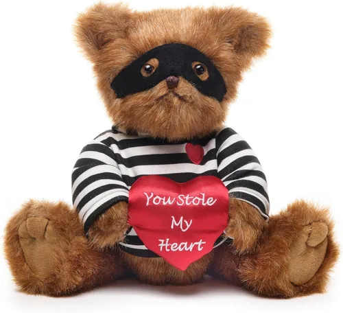 Bearington Lawless Lover Oso de Peluche del Día de San Valentín, 10 pulgadas Animales de Peluche del Día de San Valentín Regalo Ideal para Niños y
