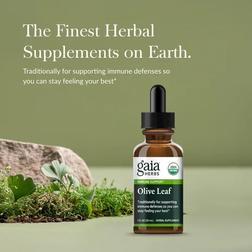 Miniatura 2 de Gaia Herbs Hoja de olivo 1 onza líquida, extracto líquido