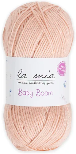 Miniatura 14 de 1 madeja La Mia Baby Boom, hilo acrílico 100% antipilling para tejer y ganchillo para tejer y ganchillo, 3.53 oz (3.5 onzas) / 820.2 ft