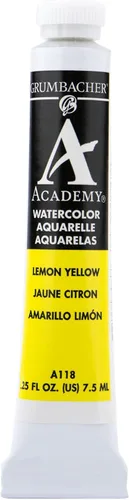 Miniatura 16 de Grumbacher Academy Pintura de acuarela, 0.3 fl oz/0.25 onzas, Siena cruda (A171)