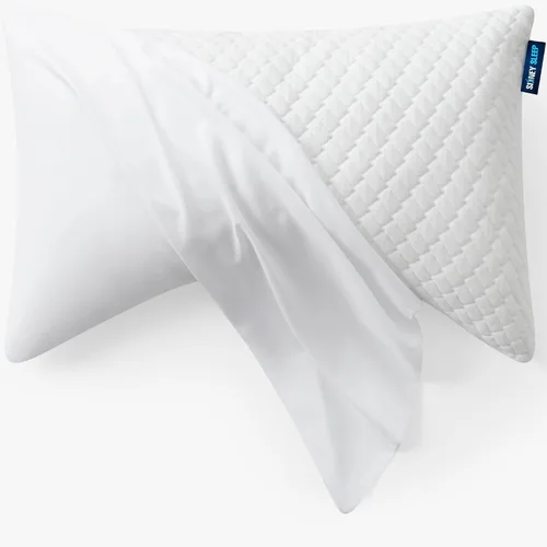 Miniatura 22 de Sidney Sleep Fundas de Almohada Curvas - Cierre de Cremallera de Longitud Completa - Microfibra Cepillada Suave Premium - 20 x 37 Pulgadas - Se