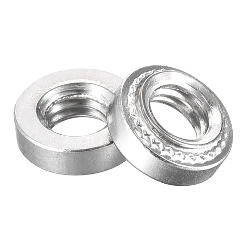 Miniatura 5 de uxcell Tuercas autoadhesivas, # 10-32 x 0.12 pulgadas, tuerca remachadora de acero inoxidable, cabeza redonda, acero inoxidable, fijación