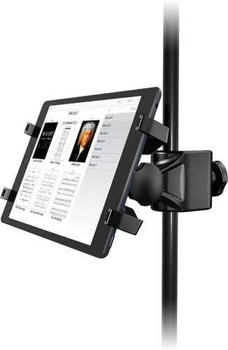 Miniatura 3 de IK Multimedia iKlip Xpand - Soporte para tableta para soportes de micrófono, se adapta a tabletas iPad y Android de entre 7" a 12.9" con un giro