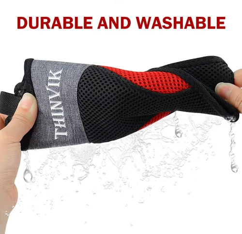 Miniatura 7 de Thinvik Paquete de 2 protectores de sudor para bicicleta para evitar la corrosión de la bicicleta para entrenamiento de ciclismo interior Guard_negro