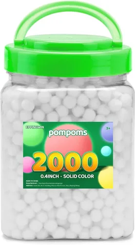 Miniatura 15 de Eppingwin 90 PCS Pompones Multicolores, Pompones Suaves de 1.5 Pulgadas para Manualidades, Colores Surtidos Pompones Grandes para Artes