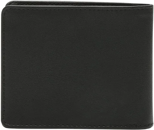 Miniatura 3 de VansLogo Billetera Bi-Fold para hombre piel 4 ranuras para tarjetas color negro