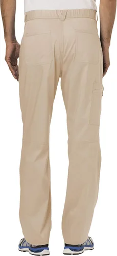 Miniatura 6 de Cherokee Conjunto de ropa quirúrgica Workwear Revolution WW690 con camiseta con cuello en V y pantalón delantero WW140, color caqui, parte superior