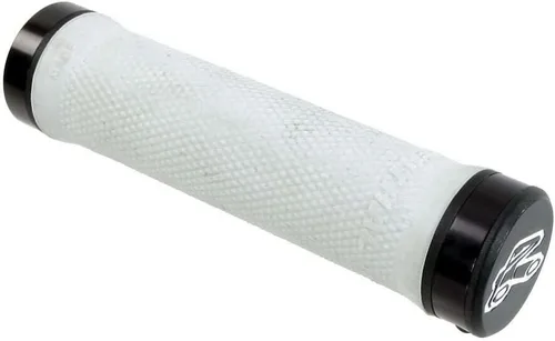 Miniatura 4 de Renthal Grip Tech Lock On - Puños para manillar de bicicleta, color gris, compuesto mediano