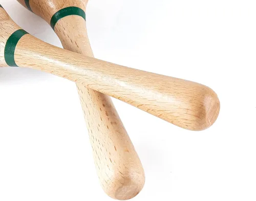 Miniatura 4 de Musfunny Maracas Sonajeros de Percusión de Mano, Material de Madera de Haya Shakers de Rumba con Sonidos Claros y Profesionales Instrumento Musical