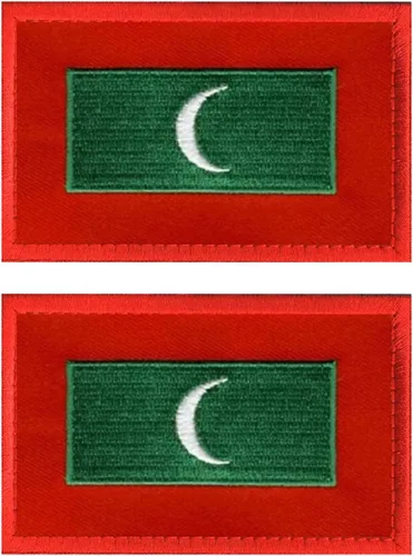 Miniatura 129 de 2 parches de bandera de Japón de AliPlus bordados tácticos militares moral parche apliques gancho y bucle