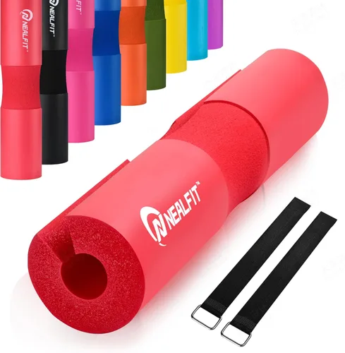 NEALFIT Almohadilla para Barra de Pesos para Sentadillas—Almohadilla para Barra de Pesos—Ideal para Levantamiento de Pesas, Estocadas y Empujes de