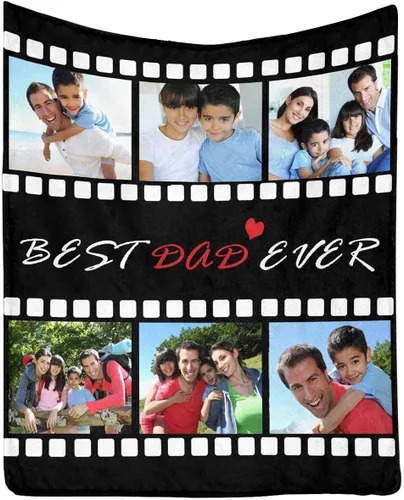 Miniatura 15 de InterestPrint Manta de amor personalizada con texto en inglés "To Dad, Even When I Not Close by,I Want You to Know I Love and Appreciate You We Love