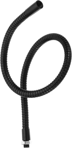 Miniatura 9 de PATIKIL Cuello de cisne universal de 4.7 in/4.7 pulgadas, manguera flexible de metal de rosca fina M10, extensión de tubo de cuello de cisne de Negro