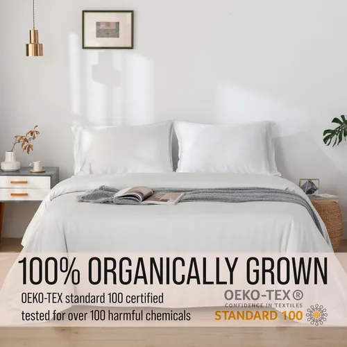 Miniatura 101 de Bella Coterie - Juego de sábanas de lujo de viscosa de bambú para cama tamaño split king 2 sábanas ajustadas para camas Sleep Number y ajustables