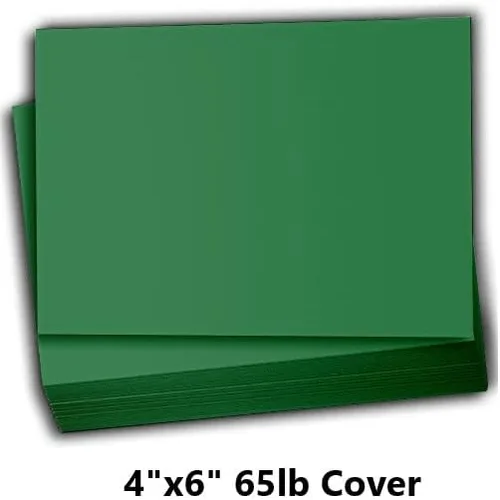 Miniatura 2 de Hamilco Papel de cartulina de color para álbumes de recortes, papel de cartulina de 4 x 6 pulgadas, cubierta de 65 libras, paquete de 100