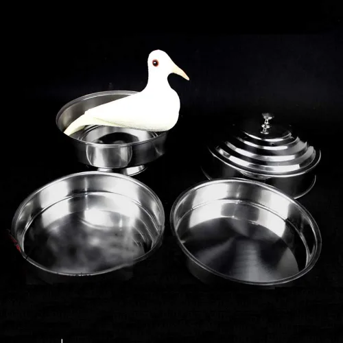 Miniatura 5 de Enjoyer Fire Dove Pan Doble Carga Trucos de Magia Escenario Ilusiones Mago Accesorios Apariencia Trucos Accesorios
