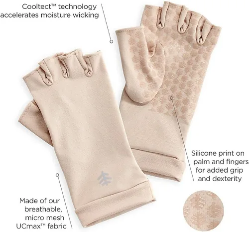 Miniatura 2 de Coolibar FPS 50+ guantes de sol sin dedos unisex