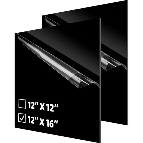 Miniatura 22 de CALPALMY Paquete de 2 hojas acrílicas transparentes grandes de 1/8 pulgadas de grosor, hojas de plexiglás precortadas de 36 x 48 pulgadas