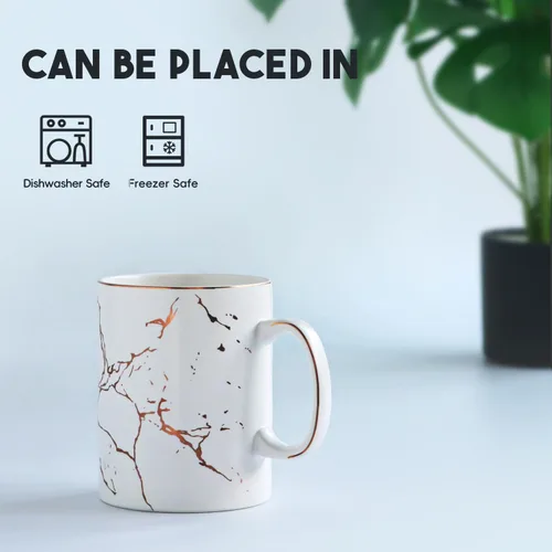 Miniatura 3 de harebe Taza de café negra extra grande de cerámica de 24 onzas con asa, tazas altas y calientes de gran tamaño, aptas para lavavajillas, taza