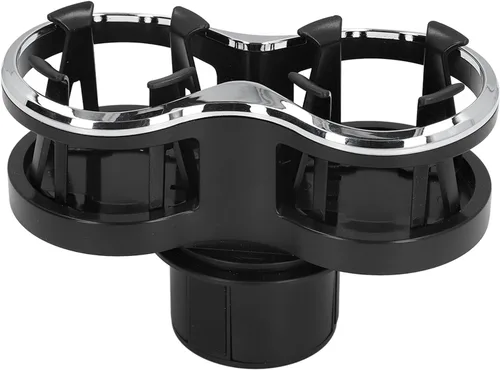 Expansor de portavasos para automóvil, adaptador extensor de portavasos 2 en 1 con base expandible para automóvil