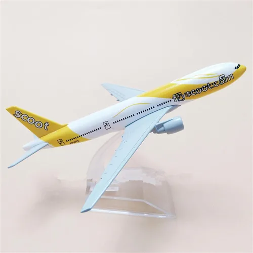 Miniatura 6 de 1/400 Escala Diecast Singapur 777 Modelo Avión Modelo Airbus Aviación Ciencia Exposición