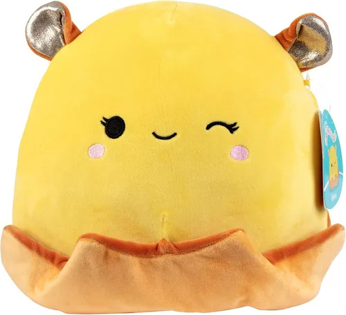 Squishmallows Bijan - Peluche de pulpo de 10 pulgadas, animal de peluche oficial de Jazwares ultra suave, almohada coleccionable de criatura marina,